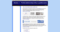 Desktop Screenshot of ebooks.sk